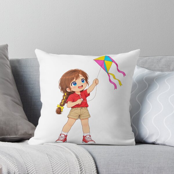 Item preview, Kenzie Kite Flying Cartoon Character Design designed and sold by Kenzie & Co.