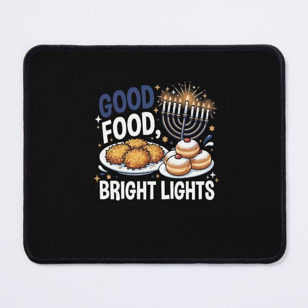 Item preview, Hanukkah Good Food Bright Lights Menorah Latkes designed and sold by AmeliaShirts.
