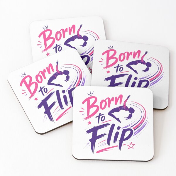 Item preview, Born To Flip. Artistic Gymnast designed and sold by FlipGymnastics.