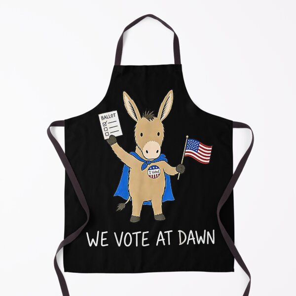 Item preview, We Vote At Dawn Election 2026 Patriotic American Flag Funny Donkey designed and sold by Byhergawaa.