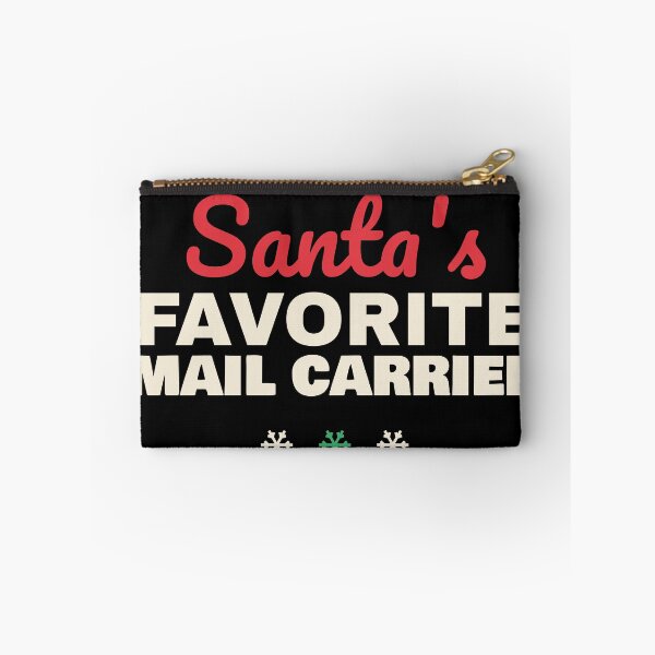 Item preview, Santa's Favorite Mail Carrier Christmas Shirt designed and sold by The Spare Mitten.