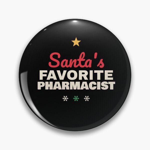 Item preview, Santa's Favorite Pharmacist Christmas Shirt designed and sold by The Spare Mitten.