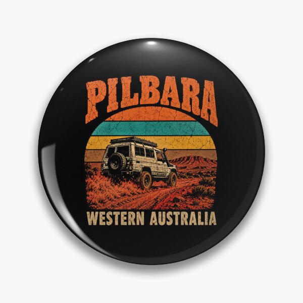 Item preview, Pilbara Western Australia Retro Sunset Troopy designed and sold by Yellowriversss.
