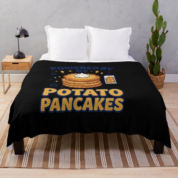 Item preview, Powered By Potato Pancakes Latkes Hanukkah designed and sold by AmeliaShirts.