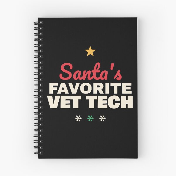 Item preview, Santa's Favorite Vet Tech Christmas Shirt designed and sold by The Spare Mitten.