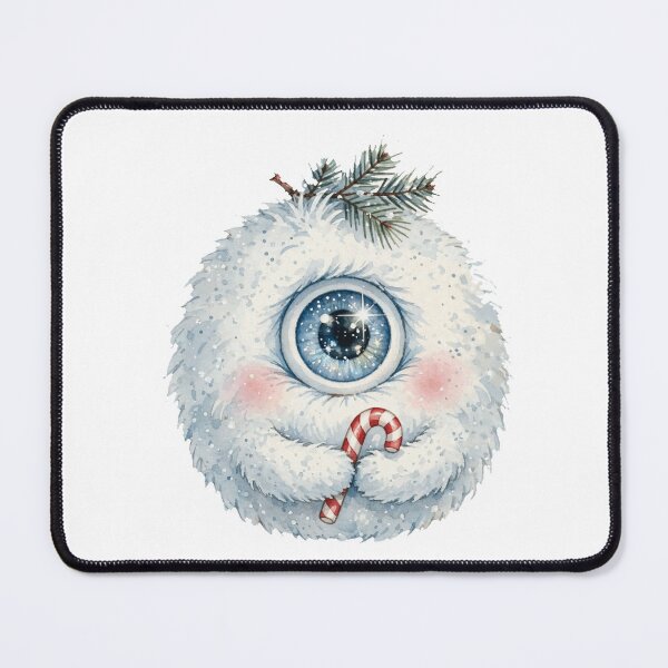 Item preview, One Eyed Snowball Creature Christmas designed and sold by Faelottie.