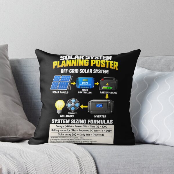 Item preview, Off-Grid Solar System Planning — Solar Panels, Battery Storage & Inverter designed and sold by UrsaOasis.