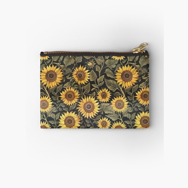 Item preview, William Morris Golden Sunflower Dark Floral Pattern designed and sold by Alfredus.