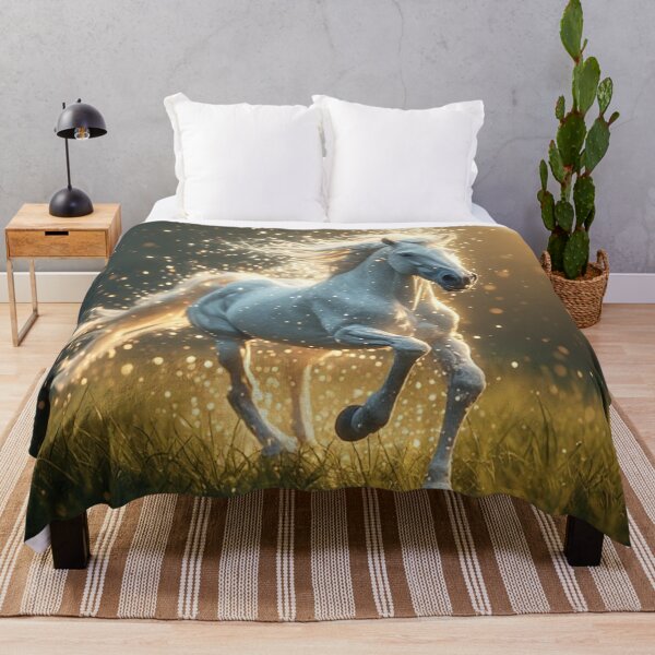 Item preview, • Ethereal White Stallion Glowing Magic Art designed and sold by AWADHESH CHAURASIA.