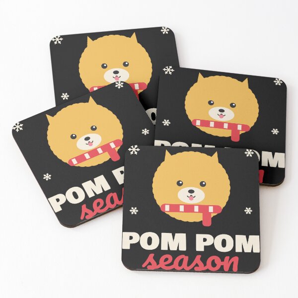 Item preview, Pom Pom Season Pomeranian Christmas Shirt designed and sold by The Spare Mitten.