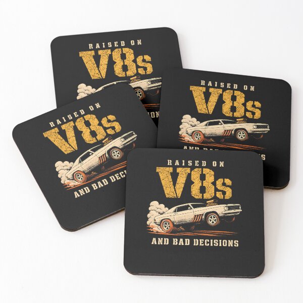 Item preview, Raised On V8S And Bad Decisions Funny Car Guy Design designed and sold by Pider-Vampire.