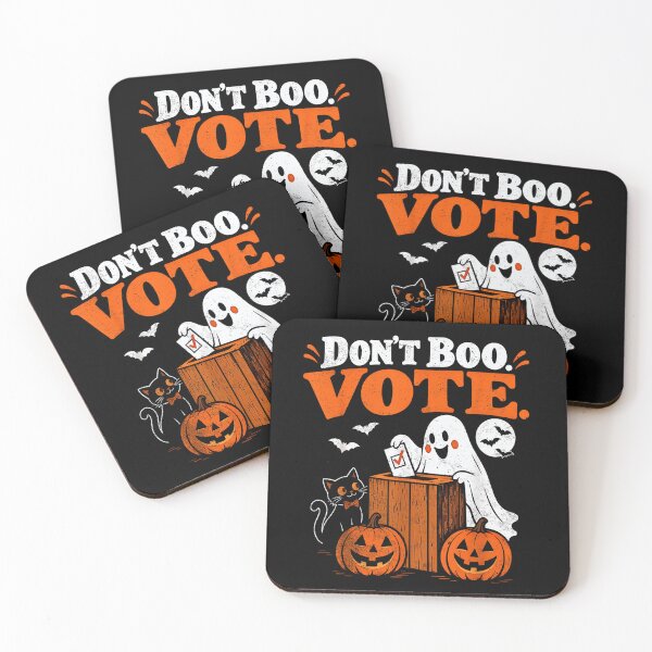 Item preview, Don't Boo Vote Blue Funny Halloween Ghost Vote Early Democrat designed and sold by Byhergawaa.