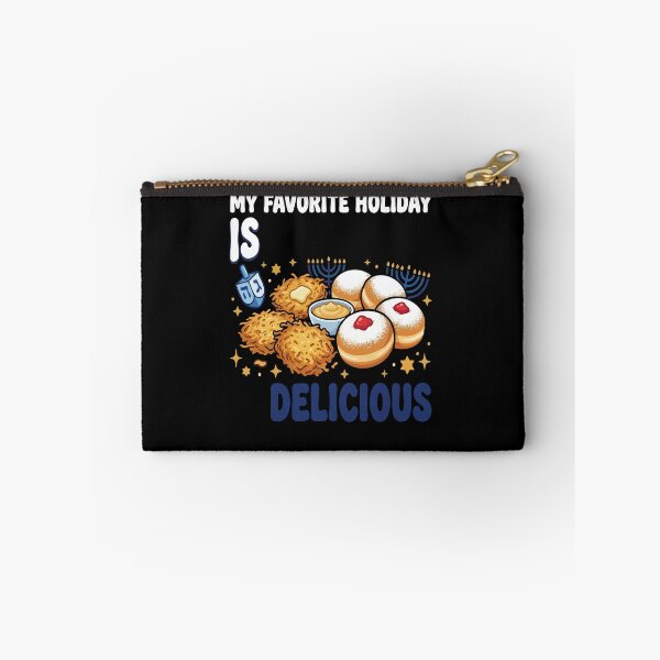 Item preview, Delicious Hanukkah Food Latkes Sufganiyot Holiday designed and sold by AmeliaShirts.