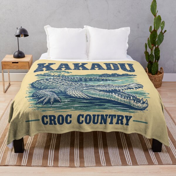 Item preview, Kakadu Croc Country Saltwater Crocodile Outback designed and sold by Yellowriversss.