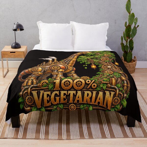 Item preview, 100% Vegetarian Brachiosaurus Dinosaur Steampunk style designed and sold by TheThinglings.