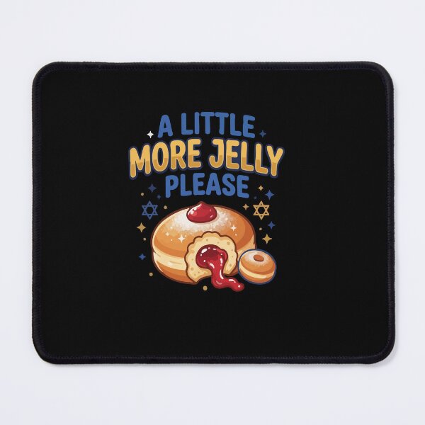 Item preview, A Little More Jelly Please Hanukkah Sufganiyah designed and sold by AmeliaShirts.