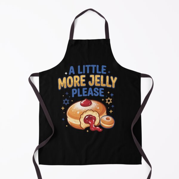 Item preview, A Little More Jelly Please Hanukkah Sufganiyah designed and sold by AmeliaShirts.