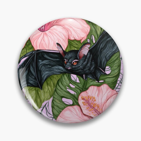 Item preview, Hibiscus Spiderweb and Bats designed and sold by scicilysimonee.