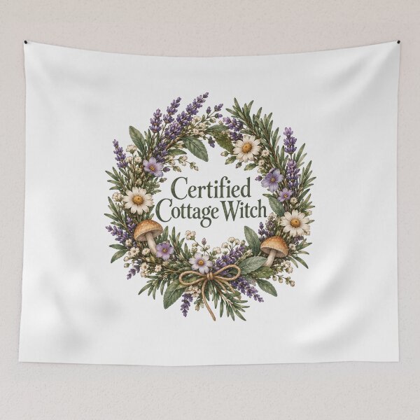 Item preview, Certified Cottage Witch Botanical Herbal Shirt designed and sold by DreamelleStudio.