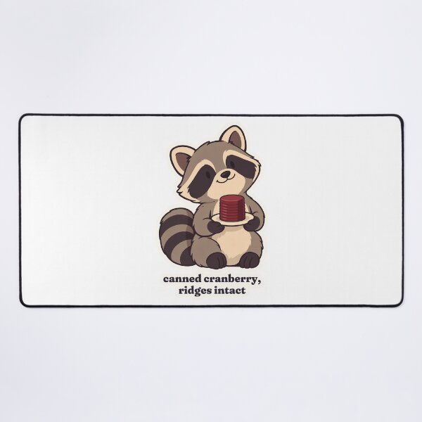 Item preview, Proud Raccoon with Canned Cranberry Thanksgiving designed and sold by OuqCreations.