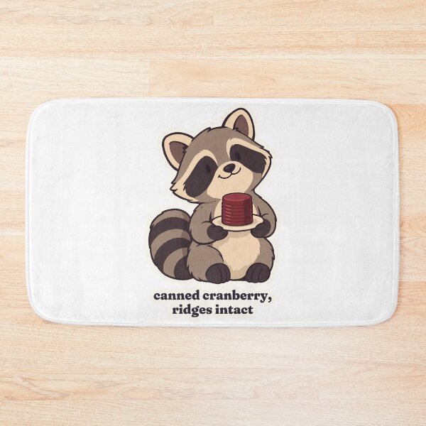 Item preview, Proud Raccoon with Canned Cranberry Thanksgiving designed and sold by OuqCreations.
