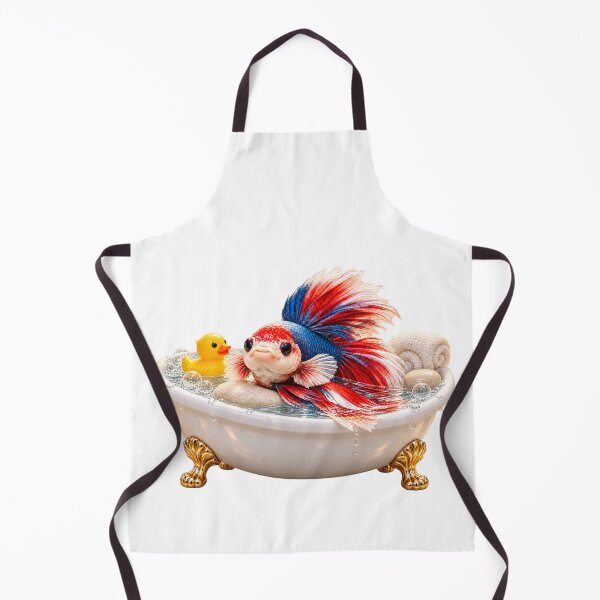 Item preview, Colorful Betta Fish Bathtub designed and sold by Sillytoe.