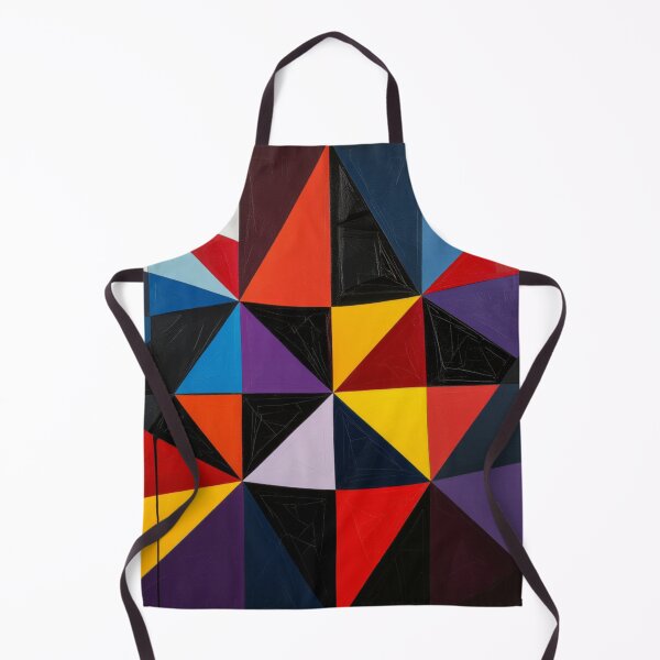 Item preview, spatial illusion colorful geometric triangular abstract design designed and sold by SmashingDeals.