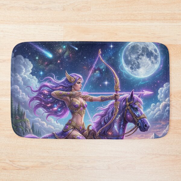 Item preview, Sagittarius Centaur Archer - Cosmic Zodiac Fantasy Art designed and sold by Lucid Dream Pixel.