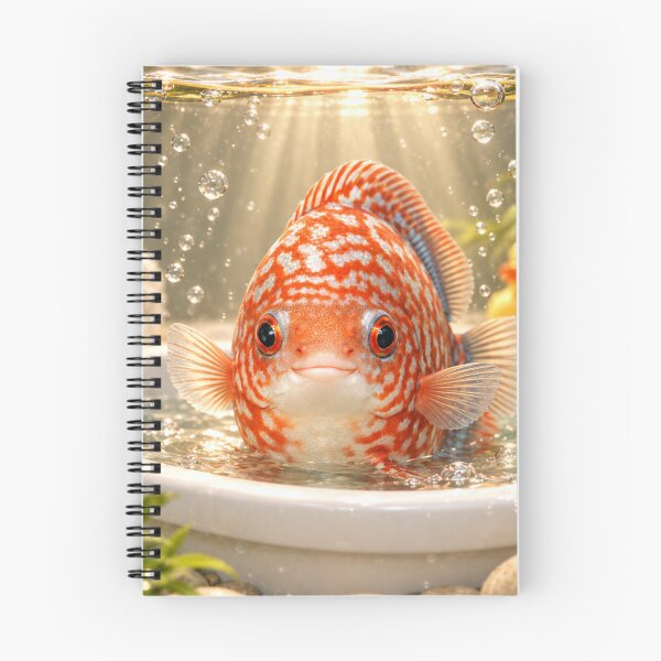 Item preview, Whimsical Discus Fish Bathtub designed and sold by Sillytoe.