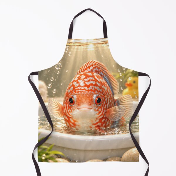 Item preview, Whimsical Discus Fish Bathtub designed and sold by Sillytoe.