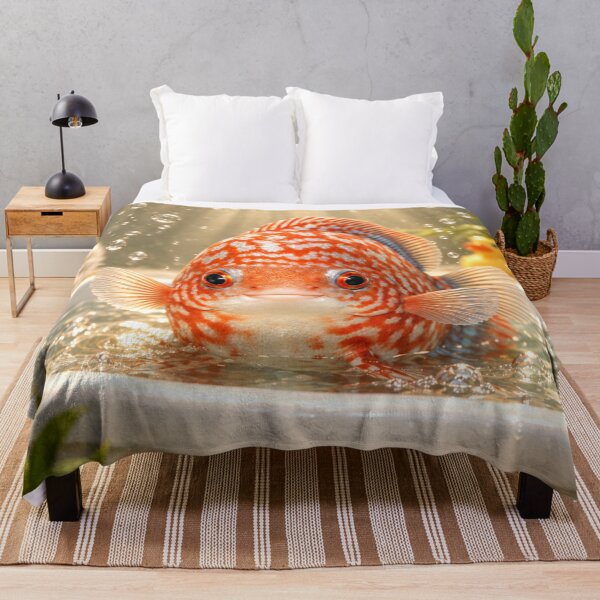 Item preview, Whimsical Discus Fish Bathtub designed and sold by Sillytoe.