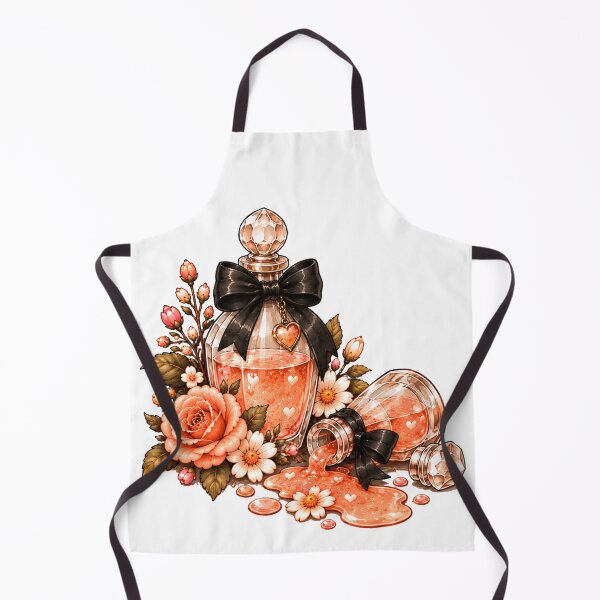 Item preview, Romantic Floral Perfume Bottle with Roses designed and sold by Ania & Maxiu.