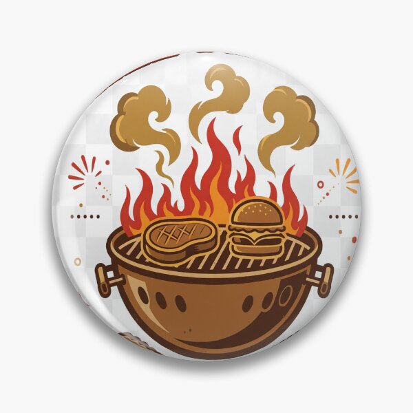 Artikelvorschau, Grillmeister Lustiges BBQ Vintage Holzkohlegrill T-Shirt entworfen und verkauft von EverydayBadge.