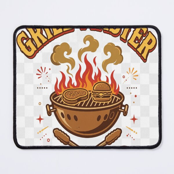Item preview, Grill Master Funny BBQ Vintage Charcoal Grill T-Shirt designed and sold by EverydayBadge.