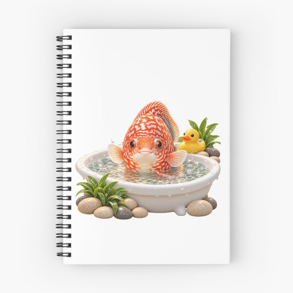 Item preview, Playful Discus Fish Bathtub designed and sold by Sillytoe.