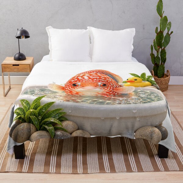 Item preview, Playful Discus Fish Bathtub designed and sold by Sillytoe.