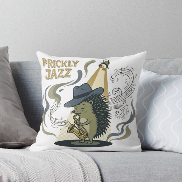 Item preview, Prickly Jazz - Saxophone Hedgehog Musician designed and sold by Dogandesighn.