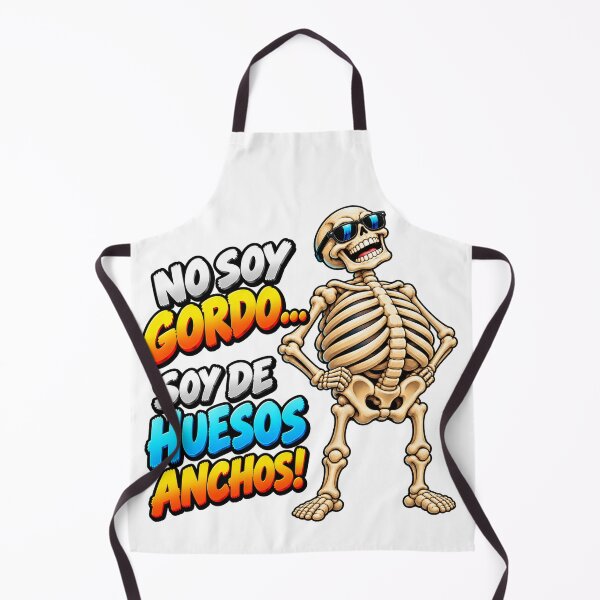 Item preview, I'm Not Fat, I'm Just Wide-Boned | Funny Skeleton designed and sold by Revueltika.