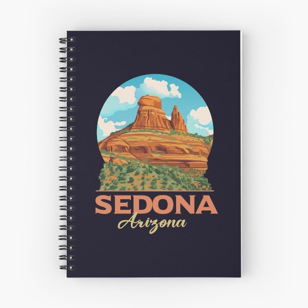 Item preview, Sedona Arizona Red Rocks Desert Vintage Art designed and sold by LinaValearte.