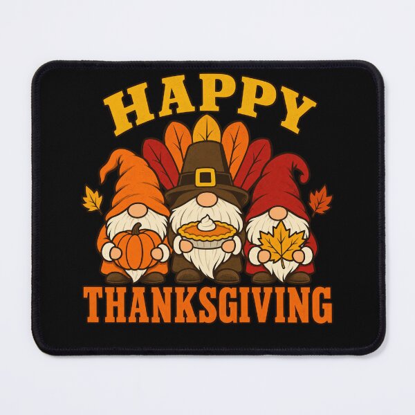 Item preview, Copy of Happy Thanksgiving Gnomes Cute Fall Pumpkin Pilgrim Gnome designed and sold by Kladhadredo.