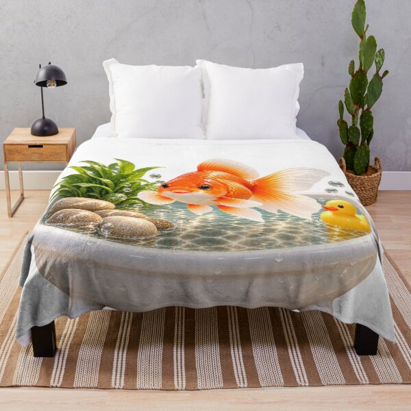 Item preview, Playful Goldfish Bathtub designed and sold by Sillytoe.