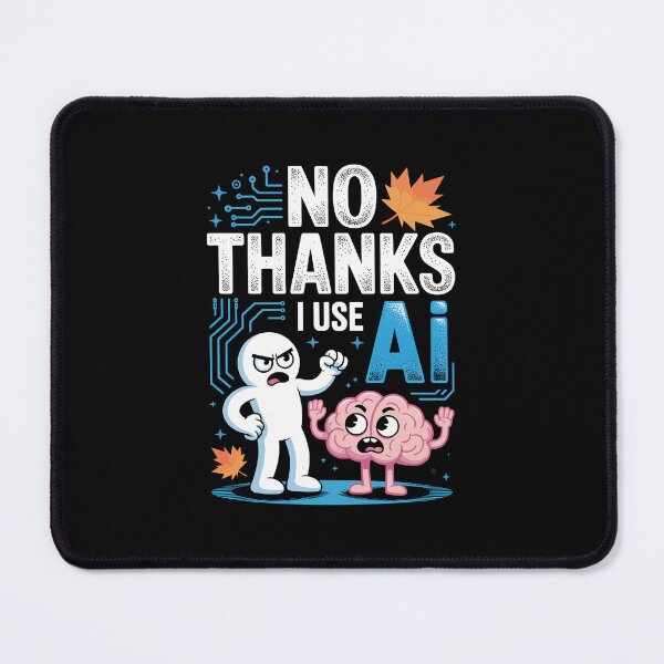 Item preview, No thanks I use AI designed and sold by jkrphoto.