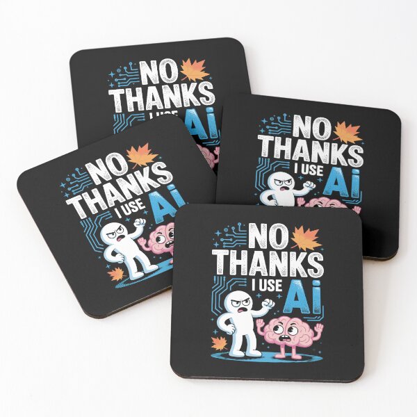 Item preview, No thanks I use AI designed and sold by jkrphoto.