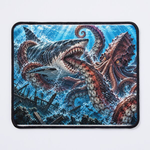 Item preview, Megalodon verse Kraken designed and sold by SCollectables.