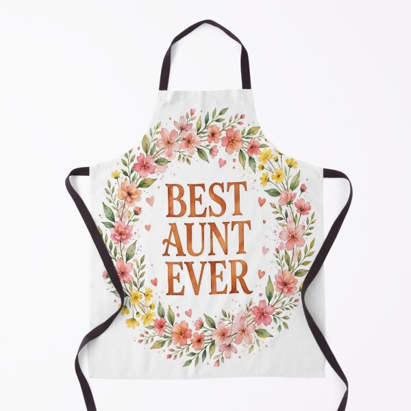 Item preview, Best Aunt Ever Floral Wreath Watercolor T-Shirt designed and sold by EverydayBadge.