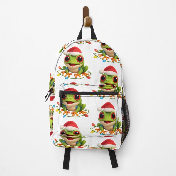 Item preview, Joyful Red-Eyed Tree Frog Christmas designed and sold by Sillytoe.