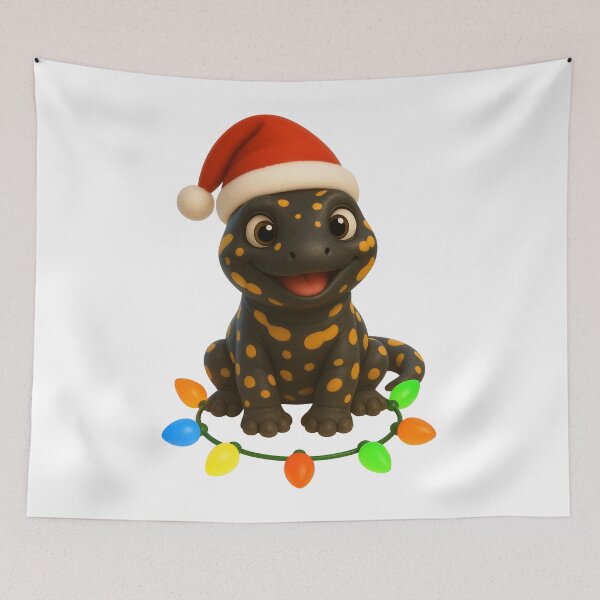 Item preview, Festive Salamander Christmas designed and sold by Sillytoe.