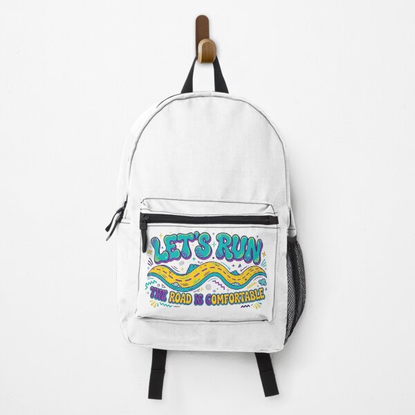 Item preview, Retro Groovy Let's Run Wavy Road Art designed and sold by ThePrintArt.