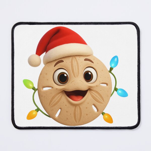 Item preview, Cheerful Sand Dollar Sea Urchin Christmas designed and sold by Sillytoe.