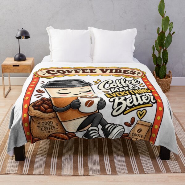 Item preview,  Coffee Makes Everything Better – Cute Coffee Cup Character Lover Gift designed and sold by HSE1.
